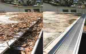 Before & After Gutter Guards.