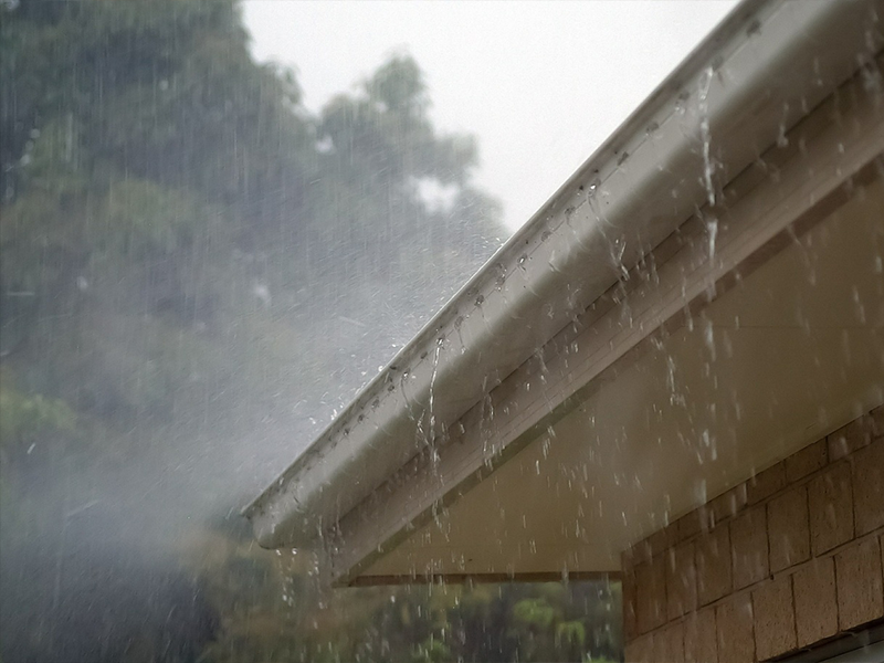 Rain Gutter Cleaning & Repair