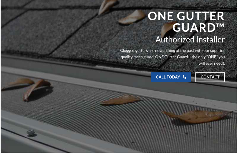 Clogged gutters are now a thing of the past with our superior quality mesh guard. ONE Gutter Guard… the only “ONE” you will ever need!