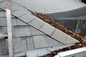 Gutter cleaning services performed by Rain Storm Solution.