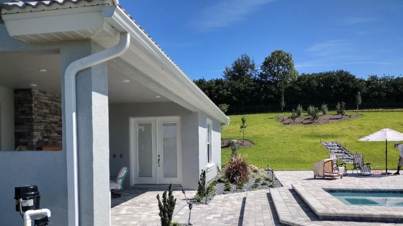A home in Floruda who learned how to install gutters by contacting Rain Storm Solutions.