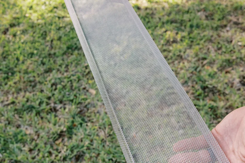 Micro mesh gutter guard