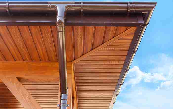 Copper Gutter Installation